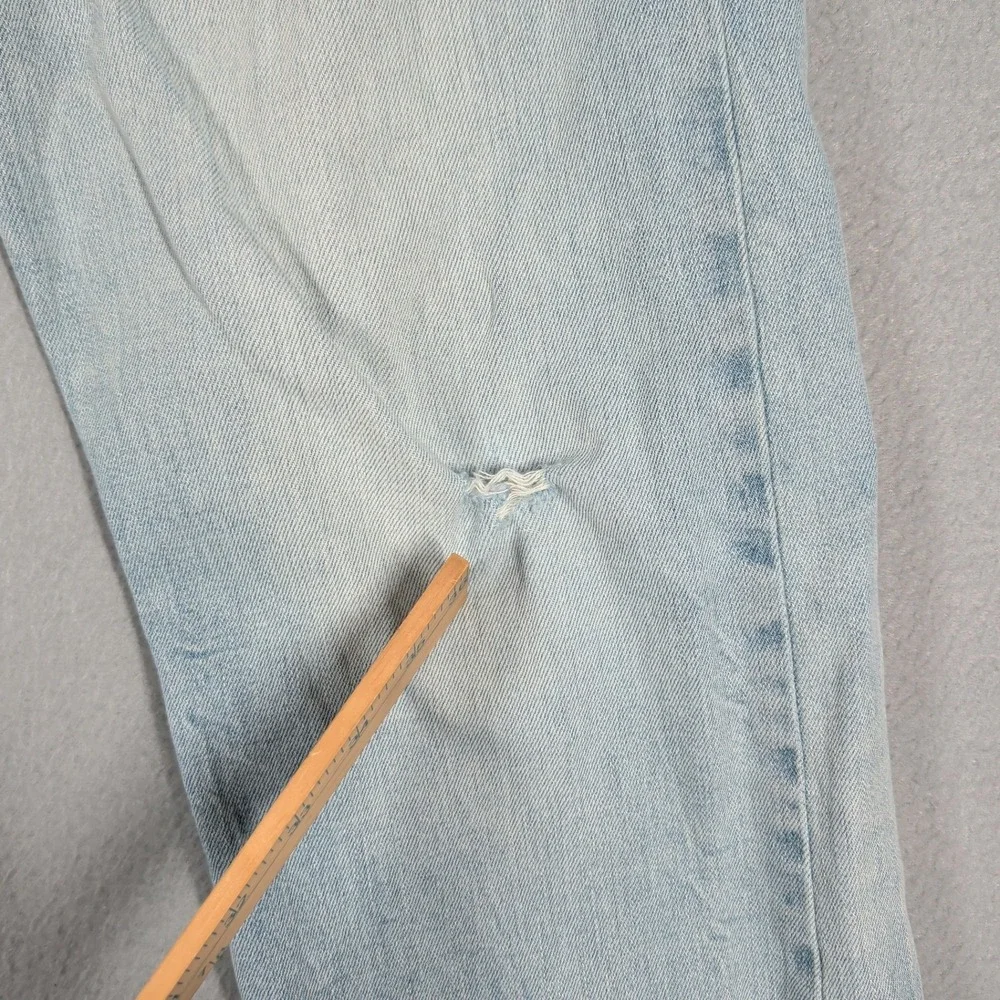 Levi's 513 Jeans‎ Mens 36x32 Light Wash Slim Straight Denim Casual Everyday Wear